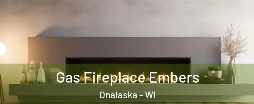  Gas Fireplace Embers Onalaska - WI