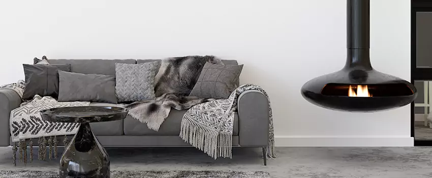 Circular Hanging Fireplace Installation Services in Onalaska, WI